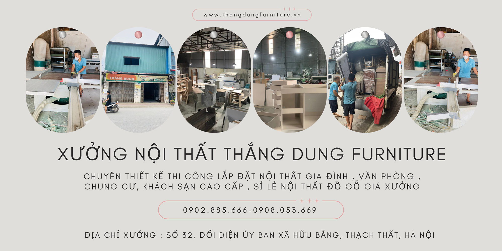 đồ gỗ nội thất Thắng Dung Furniture